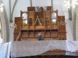 Sanierung der "Lötzerich" Orgel in St. Crescentius (Foto: Karl-Franz Thiede)